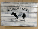 "Ice Cold Milk" Farmhouse Style Gun Concealment Wall Art