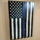 Large Vertical Hanging American Flag Gun Concealment Case