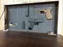 MINI "THIS HOUSE IS PROTECTED" GUN CONCEALMENT WALL ART