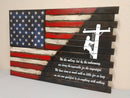 Deluxe 3 Compartment Gun Concealment Case (Hybrid American Flag Designs)