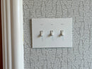 CleanPlate Classic Wall Plate in Contemporary White for Toggle Switches