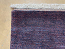 3 X 5 Handmade Rug Zagros Mountain Wool Tribal Rug Lion Purple Green Pictorial