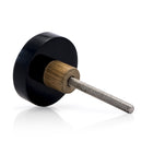 Mascot Hardware Fusion 1-1/2 in. Black Moon Drawer Cabinet Knob