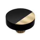 Mascot Hardware Fusion 1-1/2 in. Black Moon Drawer Cabinet Knob