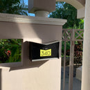 ButterFly Box in TEXTURED MATT JET BLACK - Wall Mount Mailbox