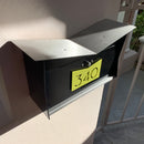 ButterFly Box in TEXTURED MATT JET BLACK - Wall Mount Mailbox