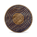 Mascot Hardware Ringed Wooden Coaster Set of 4