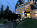 The Original UptownBox in JET BLACK - Modern Mailbox