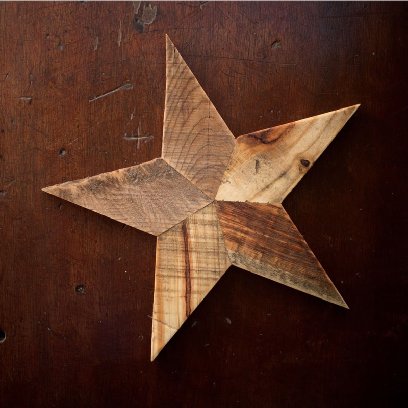 Reclaimed Pallet Wood Stars