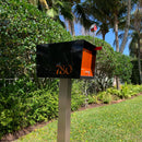 The Original UptownBox in JET BLACK - Modern Mailbox
