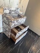Calacatta Viola Marble Vanity Freestanding