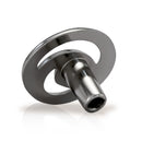 Swirl 1-3/8 in. Satin Nickel Round Cabinet Knob (10-Pack)