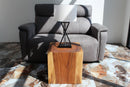 Haussmann Wood Cube Table 18x18x18 in Height Hollow inside Oak Oil