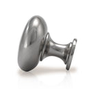 Round Metal 1 in. Cabinet Knob (10-Pack)
