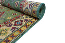 Hand-Knotted Afghani Kazak Wool Rug – 2’7″  x  9’8″