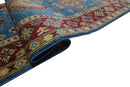 Hand-Knotted Afghani Kazak Wool Rug – 2’9″  x  9’9″