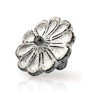 Mascot Hardware Cosmo Flower 1-5/6 in. Distressed White Patina Cabinet Knob (Pack of 10)