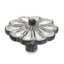 Mascot Hardware Cosmo Flower 1-5/6 in. Distressed White Patina Cabinet Knob (Pack of 10)