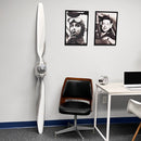 2-Bladed McCauley Brushed Aluminum Airplane Propeller Wall Display
