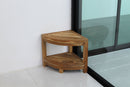 Haussmann Teak Teak Corner Table 15.5 W x 15.5 D x 16 in Height Teak Oil