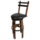160 PROOF Bar Stool with Swivel Vinyl Seat