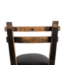 160 PROOF Bar Stool with Swivel Vinyl Seat