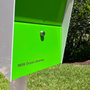 NEW! The Retrobox Locking Package Dropbox in TEXTURED MATT JET BLACK - Modern Mailbox