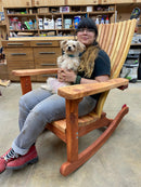 Classic Rocking Chair, Adirondack Style 3-D Plans