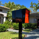 NEW! The UpTown Box Locking Package Dropbox  in TEXTURED MATT JET BLACK - Modern Mailbox