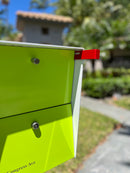 NEW! The Retrobox Locking Package Dropbox in TEXTURED MATT JET BLACK - Modern Mailbox