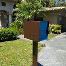 NEW! The UpTown Box Locking Package Dropbox  in COCONUT - Modern Mailbox