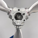 3-Bladed McCauley Cessna 76" Brushed Aluminum Airplane Propeller Wall Display