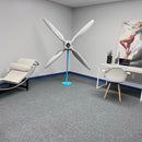 4-Bladed McCauley Cessna 78" Brushed Aluminum Airplane Propeller Metal Wall Display