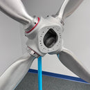 4-Bladed McCauley Cessna 78" Brushed Aluminum Airplane Propeller Metal Wall Display