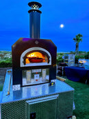 CBO 750 Tailgater | Mobile Wood Fired Pizza Oven Trailer | 38" X 28" cooking surface | 2-3 - 10" pizzas at a time | 50-60 pizzas an hour