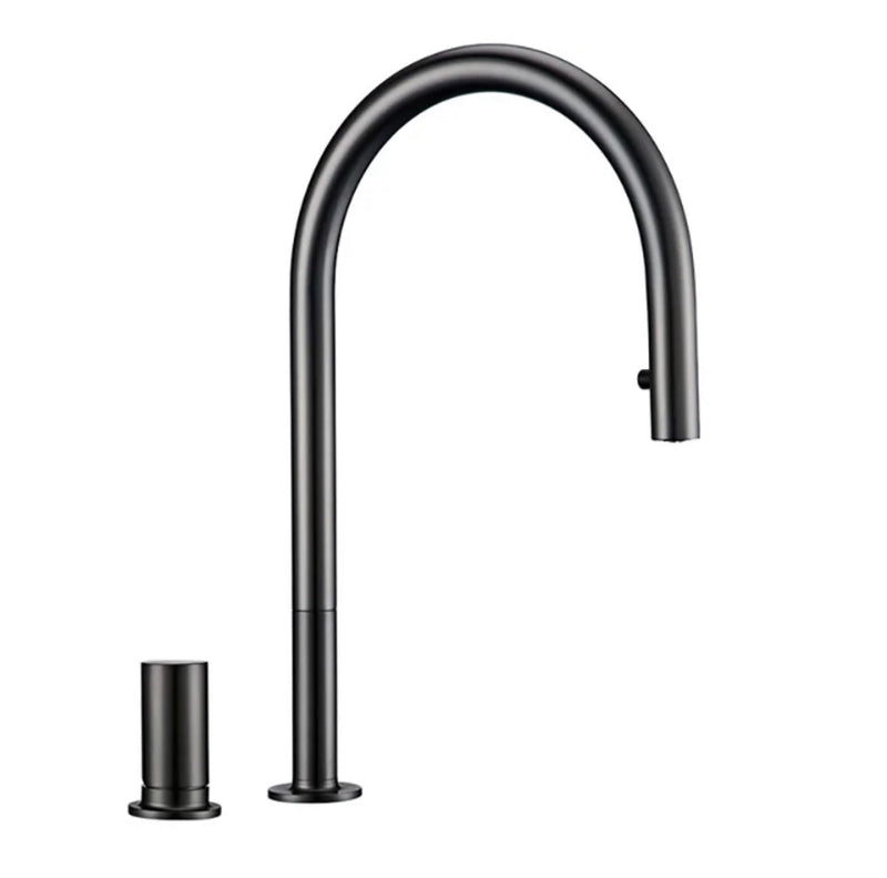 Zeek KF-11GM Gunmetal Pull-Down Kitchen Faucet