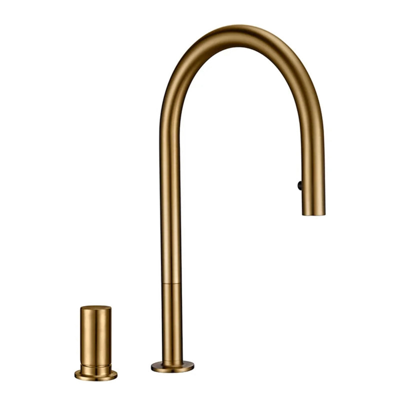 KF-33BZ Bronze Pull-Down Kitchen Faucet