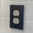 CleanPlate Classic Wall Plate in Designer Grey for Toggle Switches
