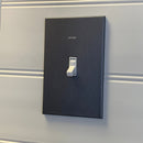 CleanPlate Classic Wall Plate in Designer Grey for Toggle Switches