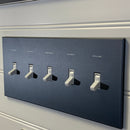 CleanPlate Classic Wall Plate in Designer Grey for Toggle Switches