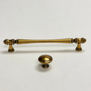 Traditional Antique Brass "Palermo" Drawer Knobs and Pulls
