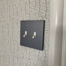 CleanPlate Classic Wall Plate in Designer Grey for Toggle Switches