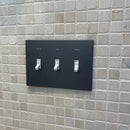 CleanPlate Classic Wall Plate in Designer Grey for Toggle Switches