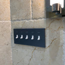 CleanPlate Classic Wall Plate in Designer Grey for Toggle Switches
