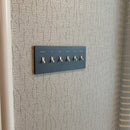 CleanPlate Classic Wall Plate in Designer Grey for Toggle Switches