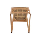 Ubud Natural Teak Indoor/Outdoor Bar Stool - 30"