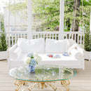 East Green Beckett Poly Lumber Daybed Swing