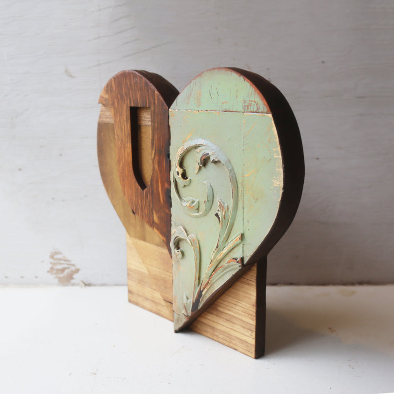 Reclaimed Wooden Heart Emojis