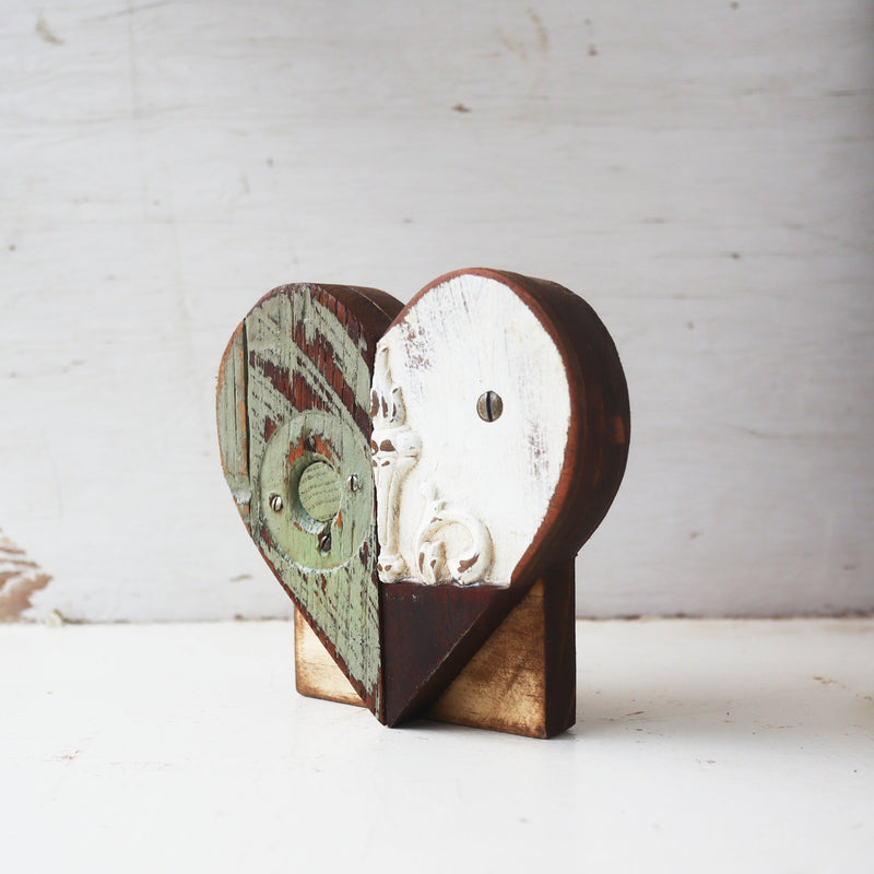 Reclaimed Wooden Heart Emojis