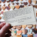 Imperfect Wooden Hearts